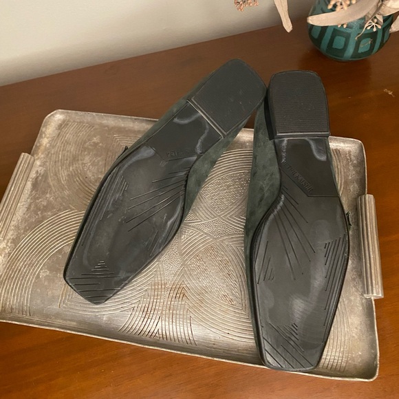 Forrest/ olive green suede loafers - Picture 3 of 9